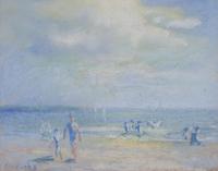 Francesco Spicuzza, (Wisconsin, 1883-1962), Beach Scene