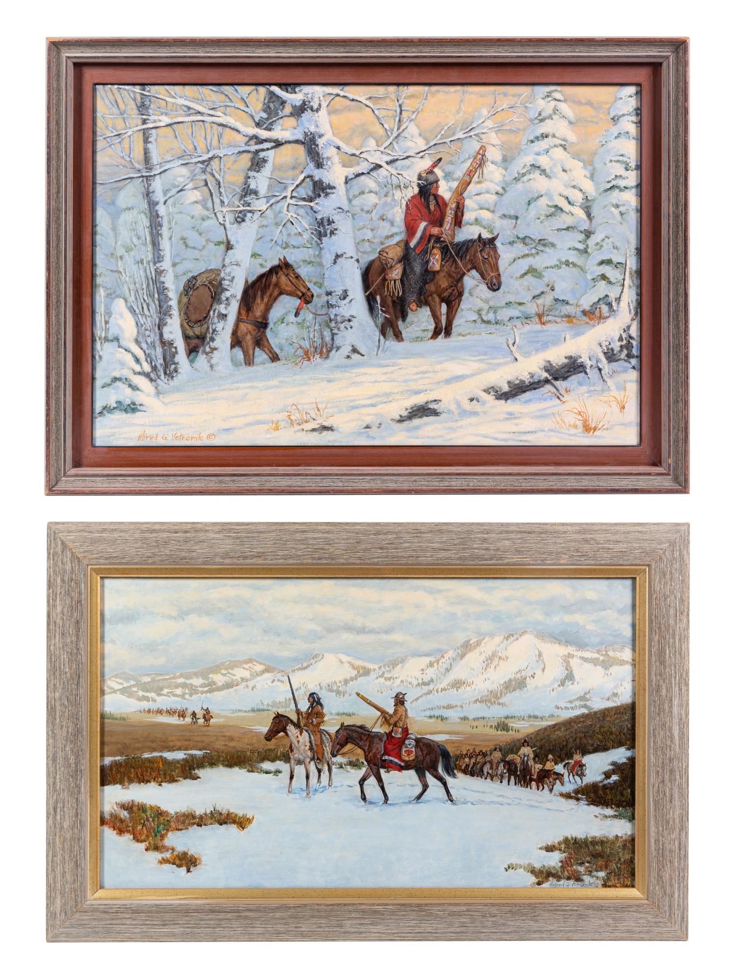 The Metis Trapper, and Bridger Meets Blackfeet