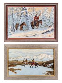 The Metis Trapper, and Bridger Meets Blackfeet