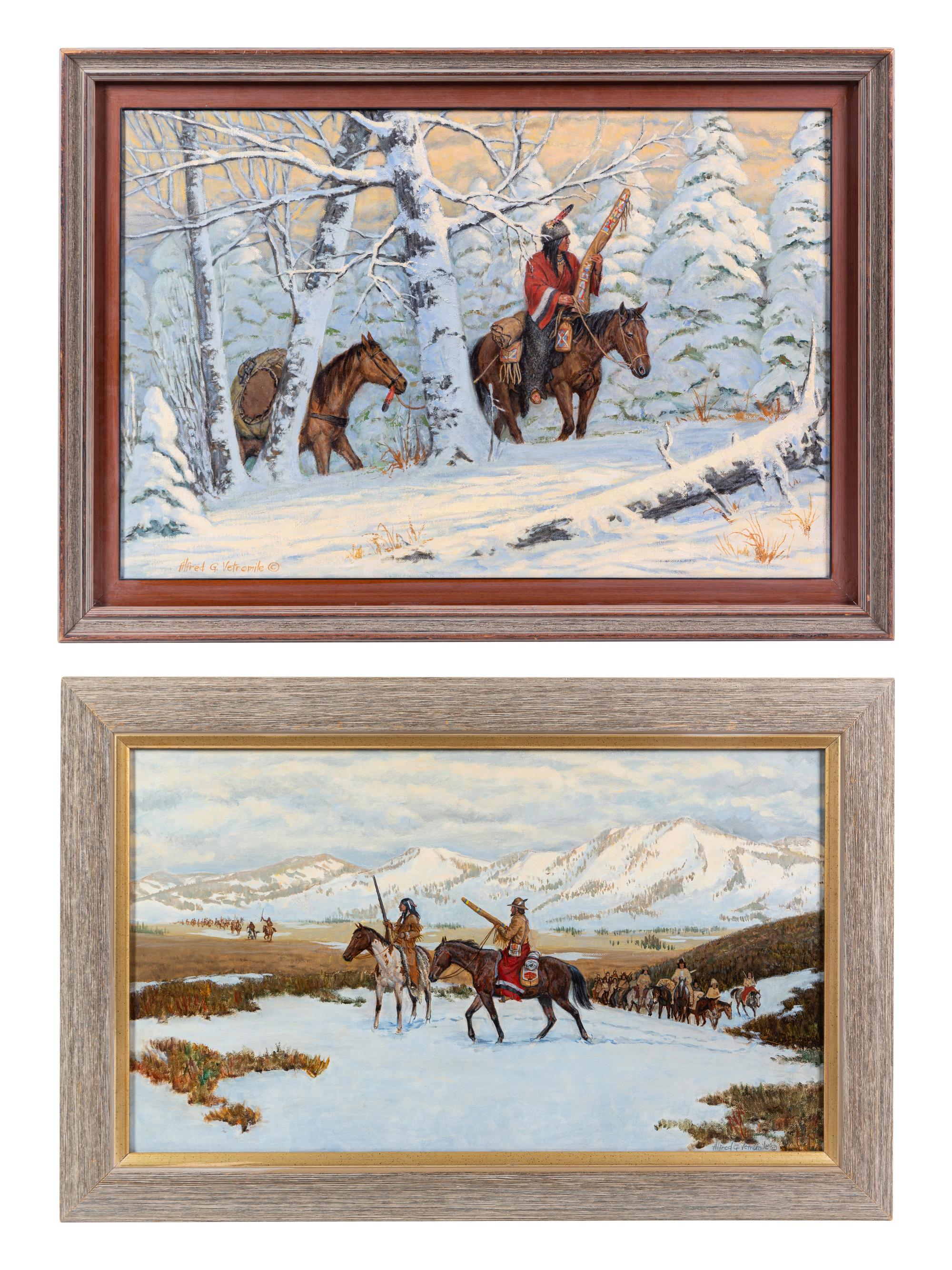 The Metis Trapper, and Bridger Meets Blackfeet