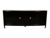 An Art Deco De Coene Freres Ebonized Cabinet — 20TH CENTURY