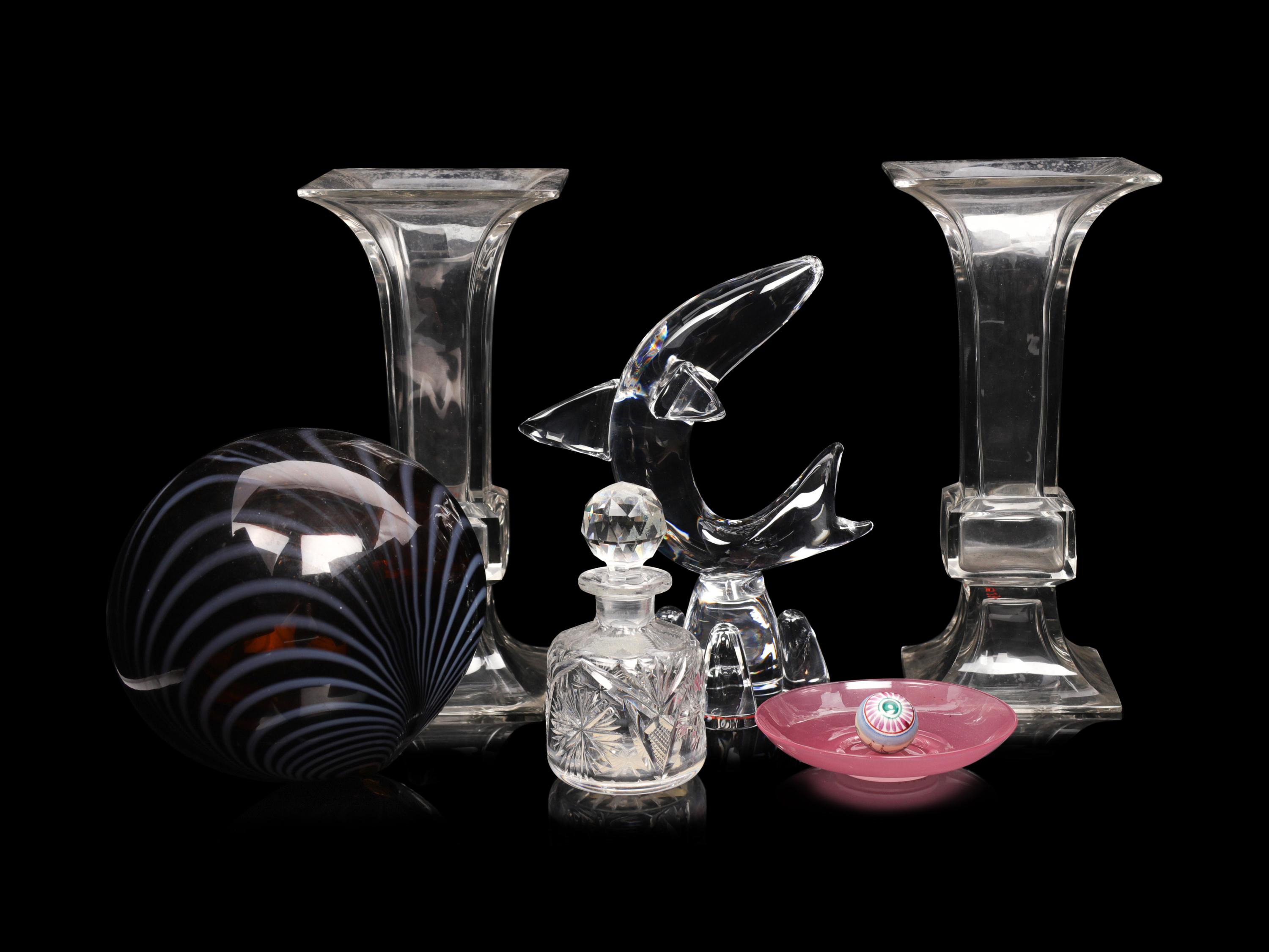 A Collection of Glass Decorative Articles