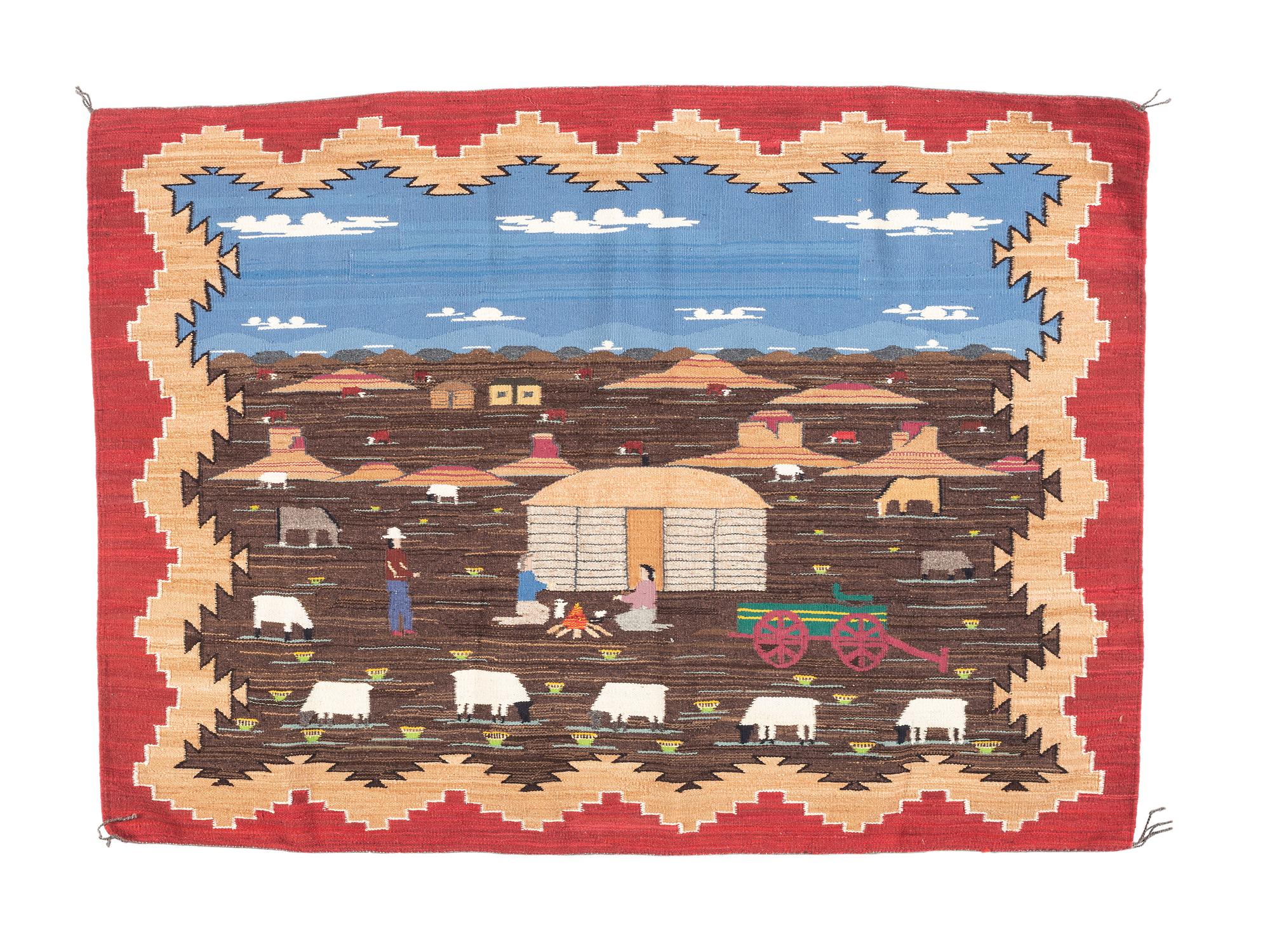 Navajo Pictorial Weaving / Rug