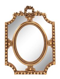 A French Neoclassical Style Giltwood Mirror