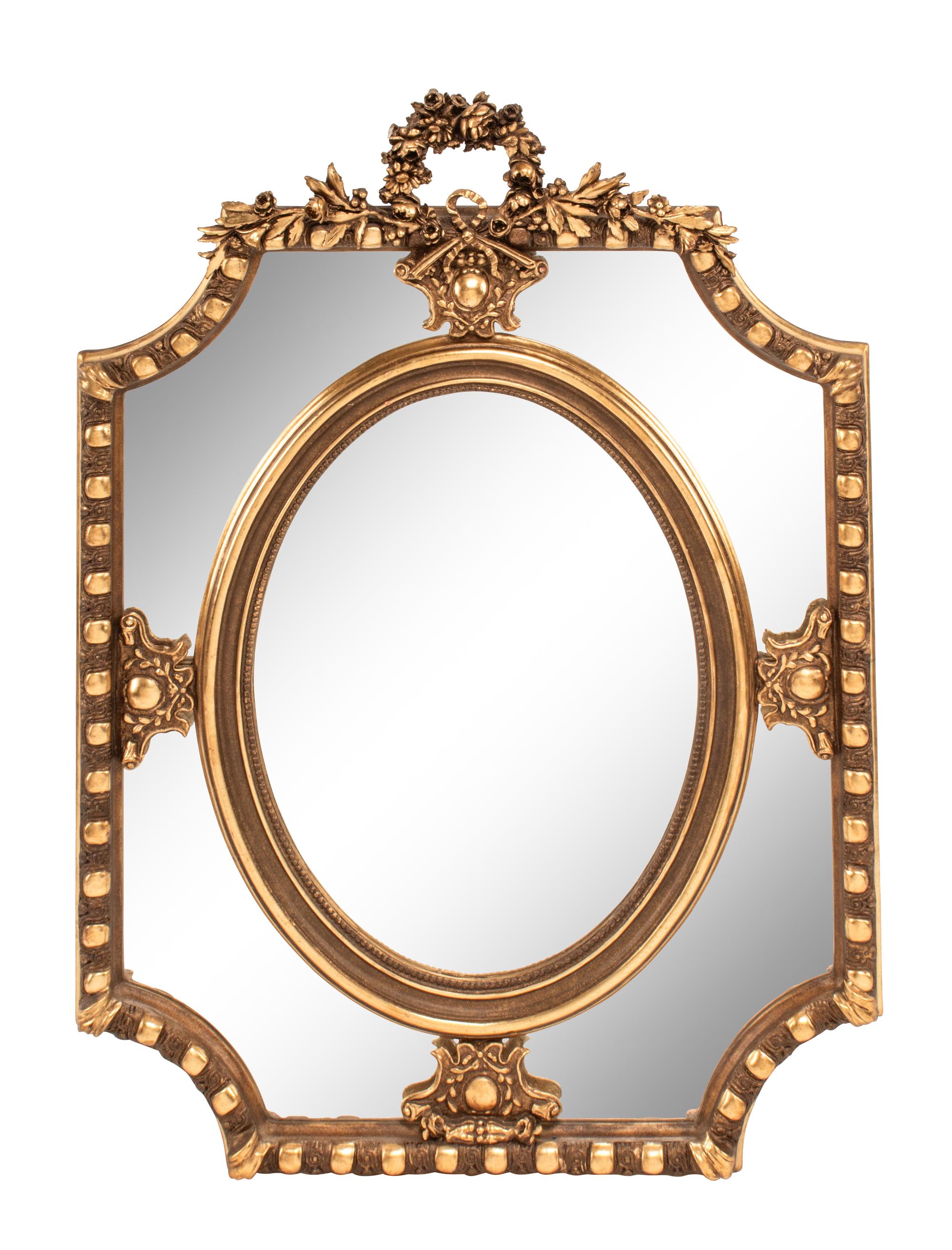 A French Neoclassical Style Giltwood Mirror
