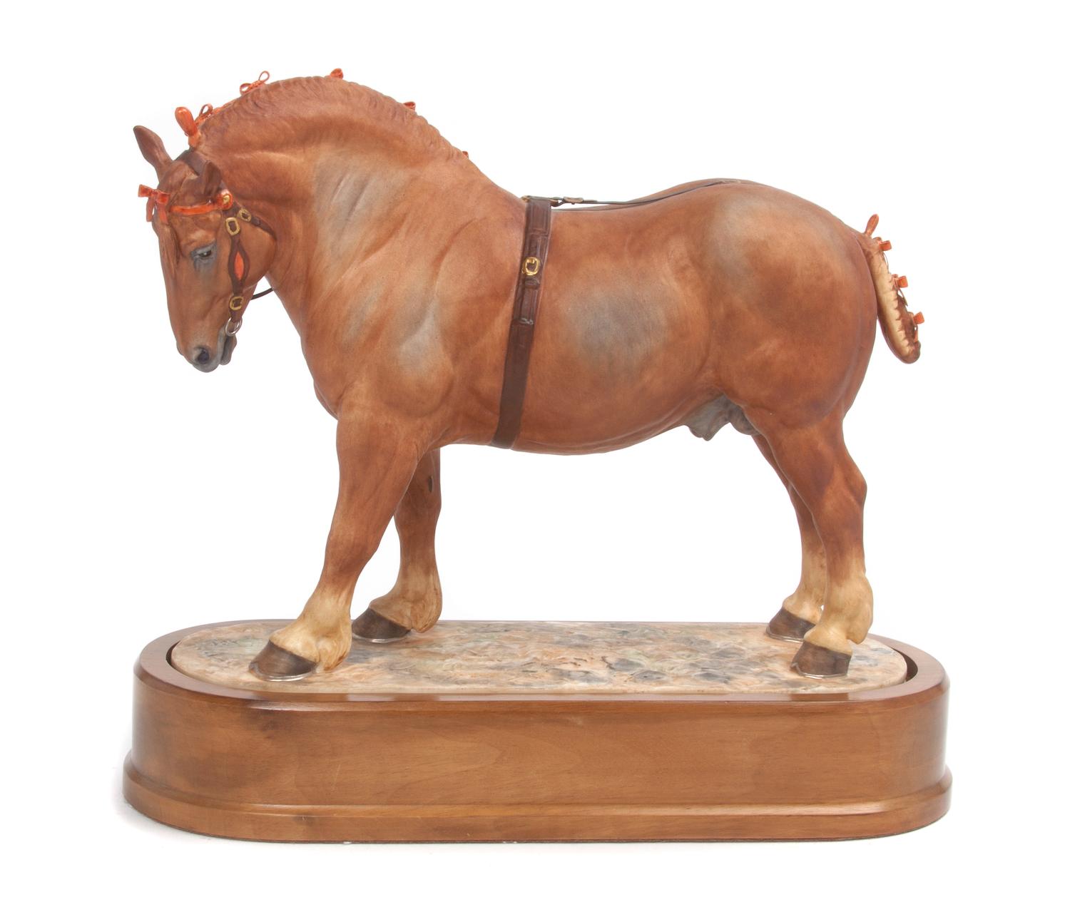 A Royal Worcester Porcelain Figure, Doris Lindner Width 12 inches. — 20TH CENTURY