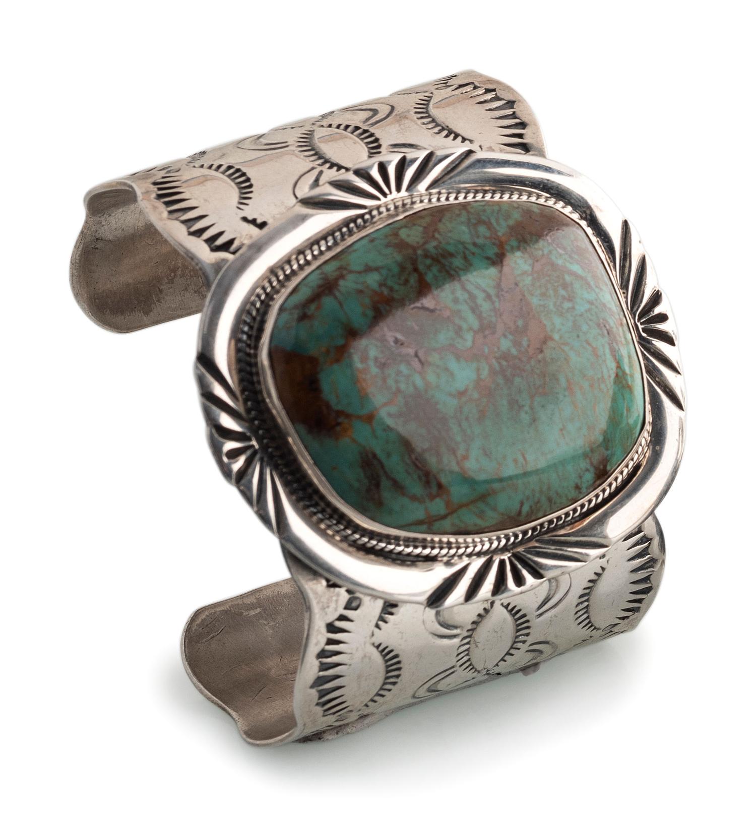 Sterling Silver and Turquoise Cuff Bracelet