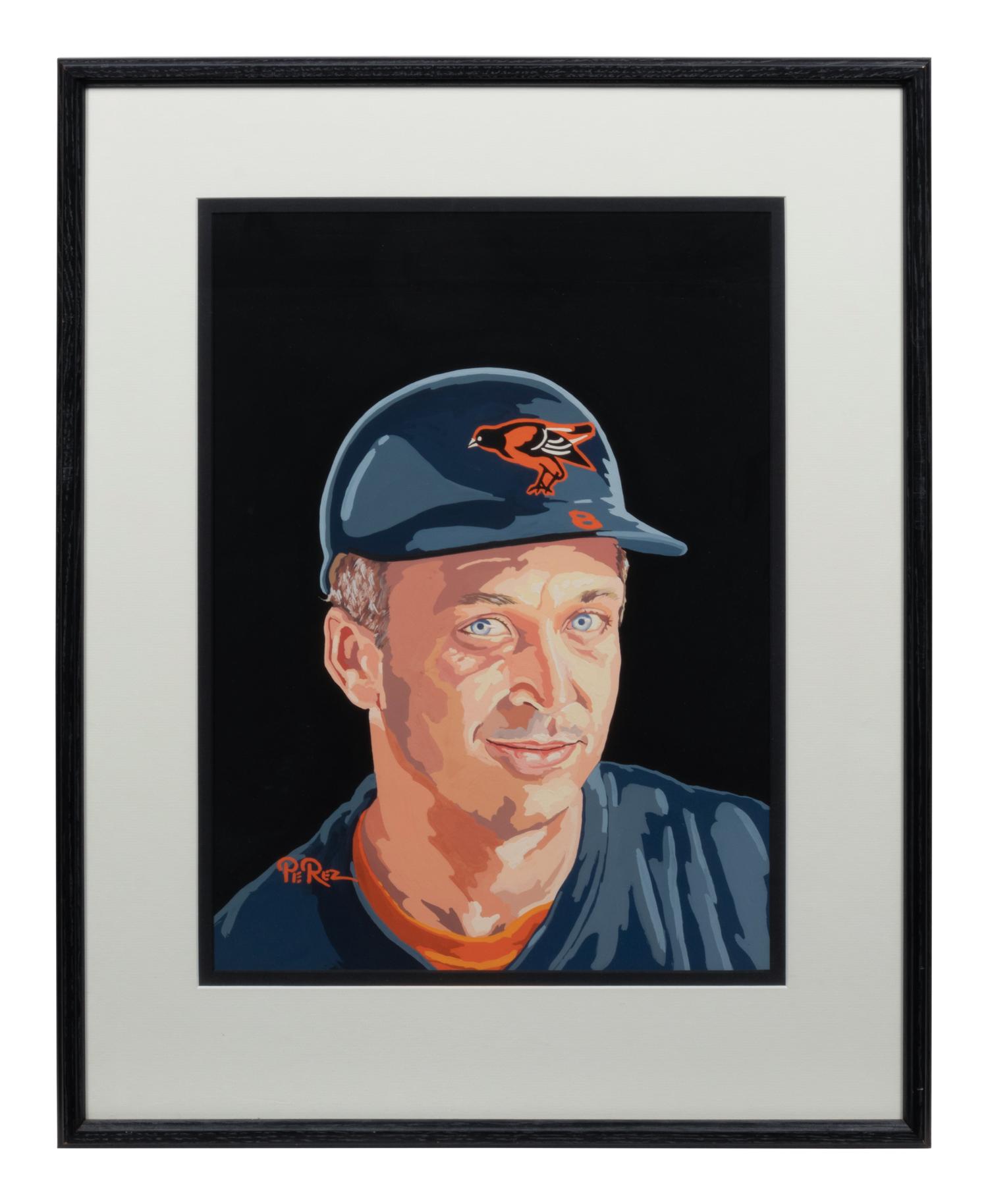 A 1996 Dick Perez Original Cal Ripken Jr. Donruss King of Kings Artwork,