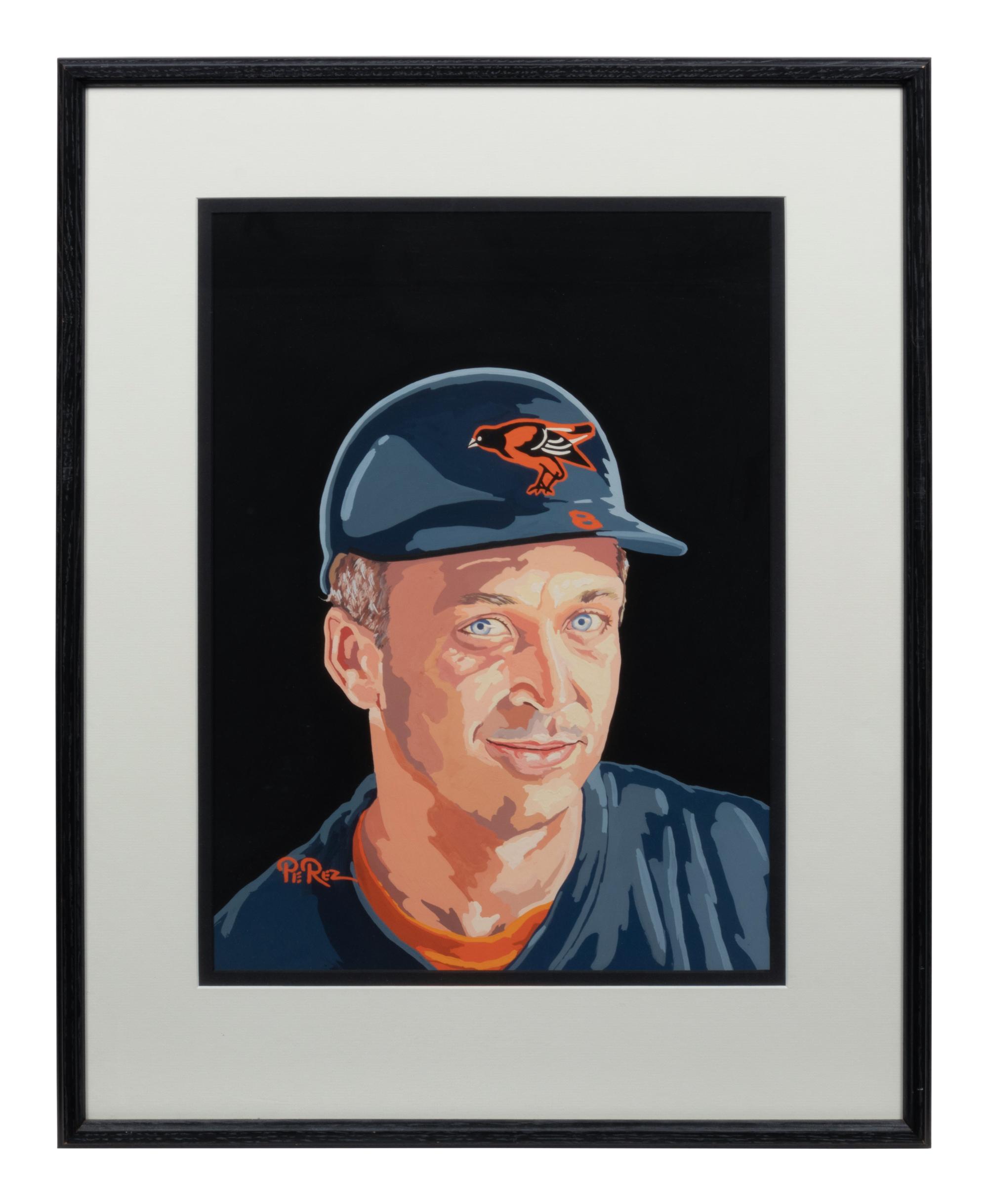 A 1996 Dick Perez Original Cal Ripken Jr. Donruss King of Kings Artwork,