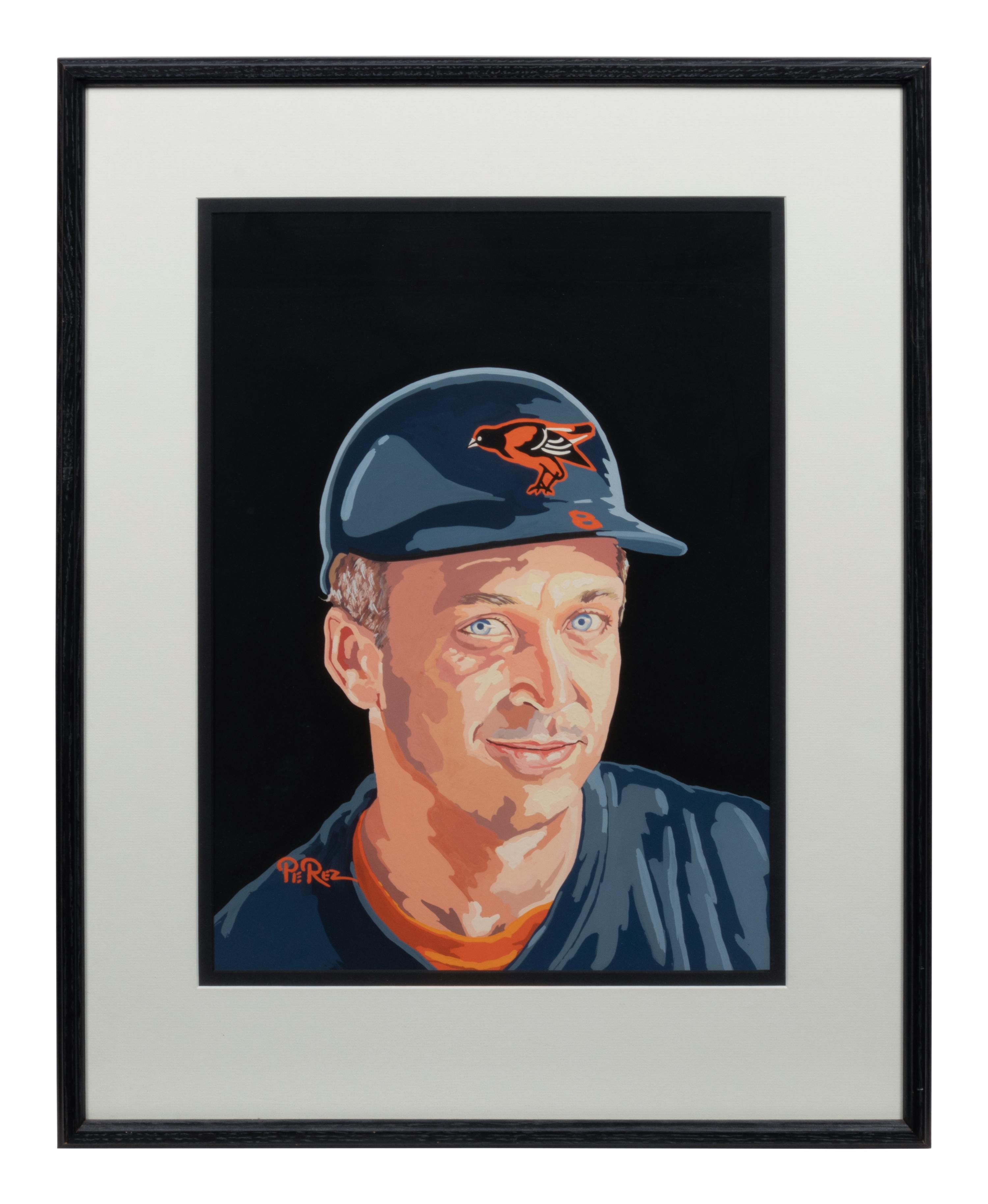 A 1996 Dick Perez Original Cal Ripken Jr. Donruss King of Kings Artwork,