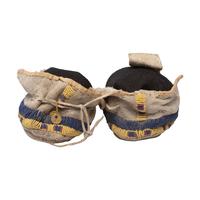 Sioux Beaded Hide Moccasins