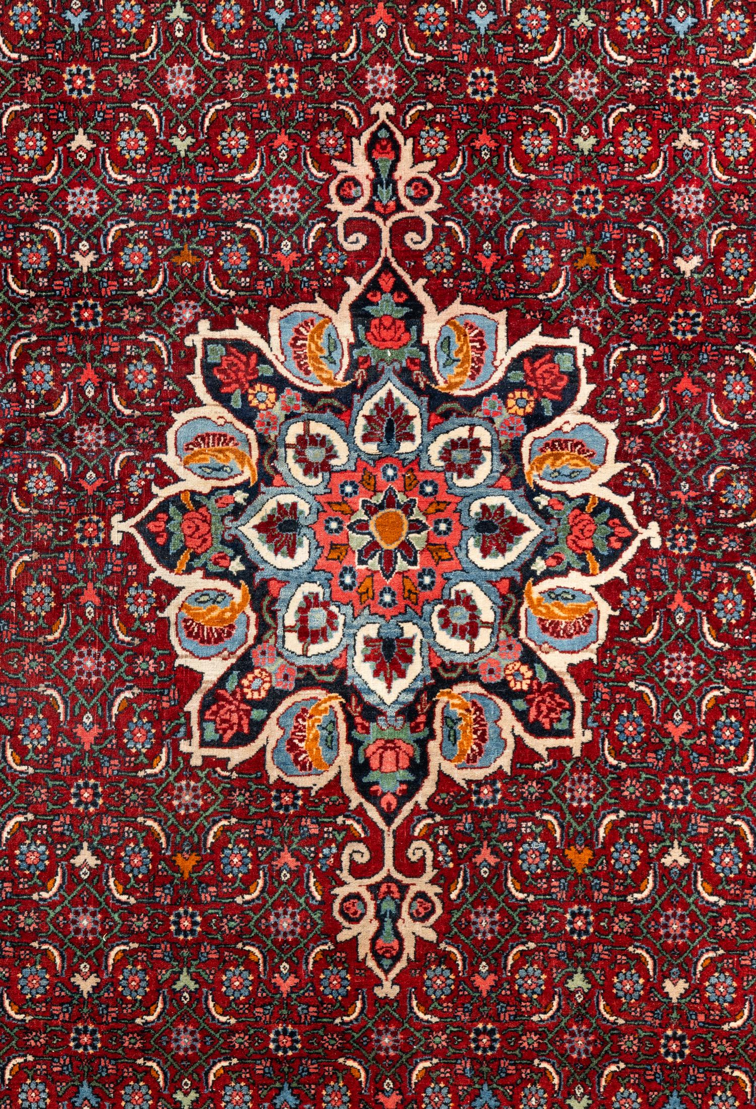 A Meshed Wool Rug