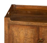A George III Style Walnut Bedside Cabinet