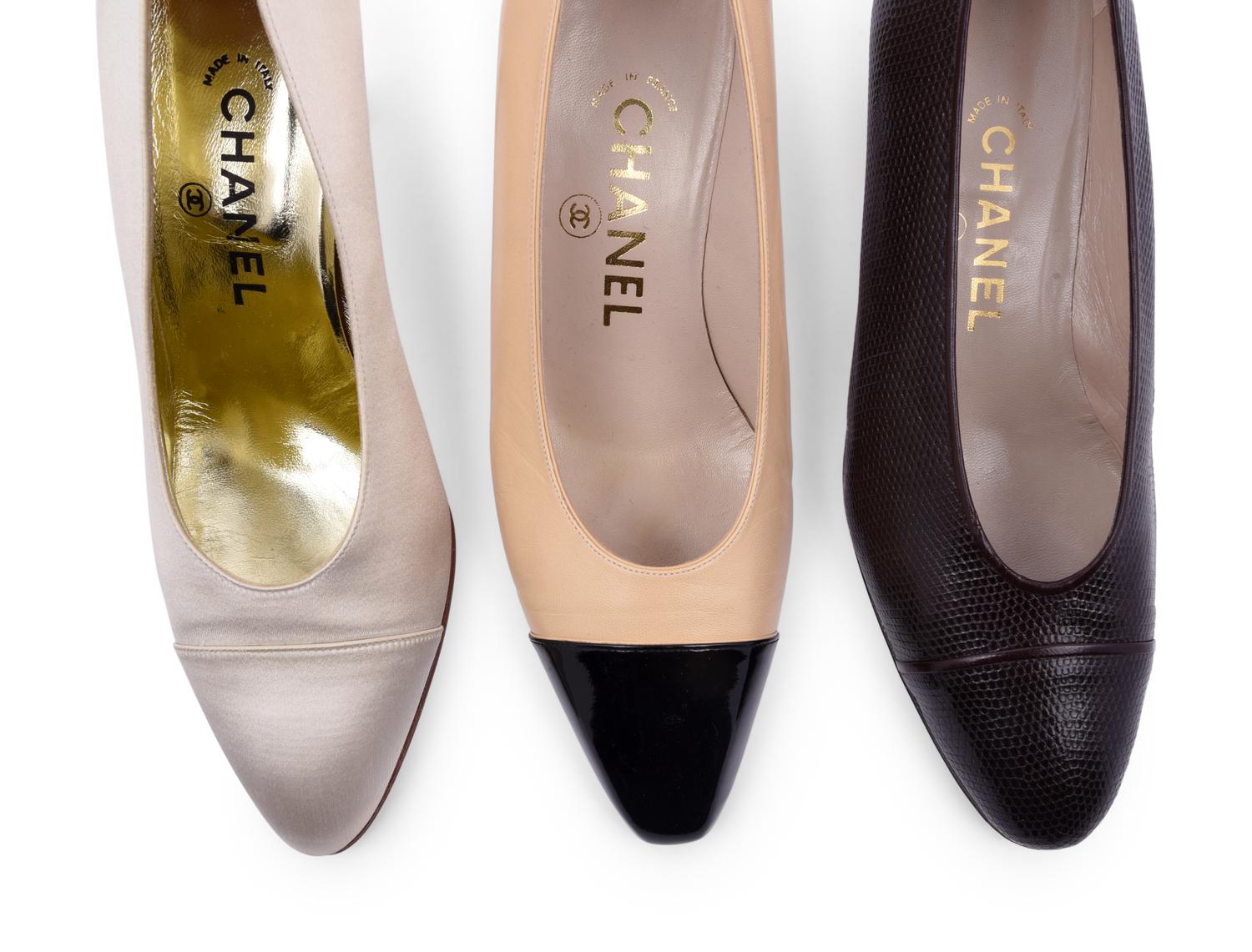 Three Pairs of Chanel Heels, 1990s
