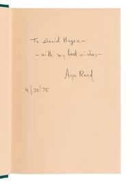 RAND, Ayn (1905-1982). Atlas Shrugged . New York: Random House, 1957.