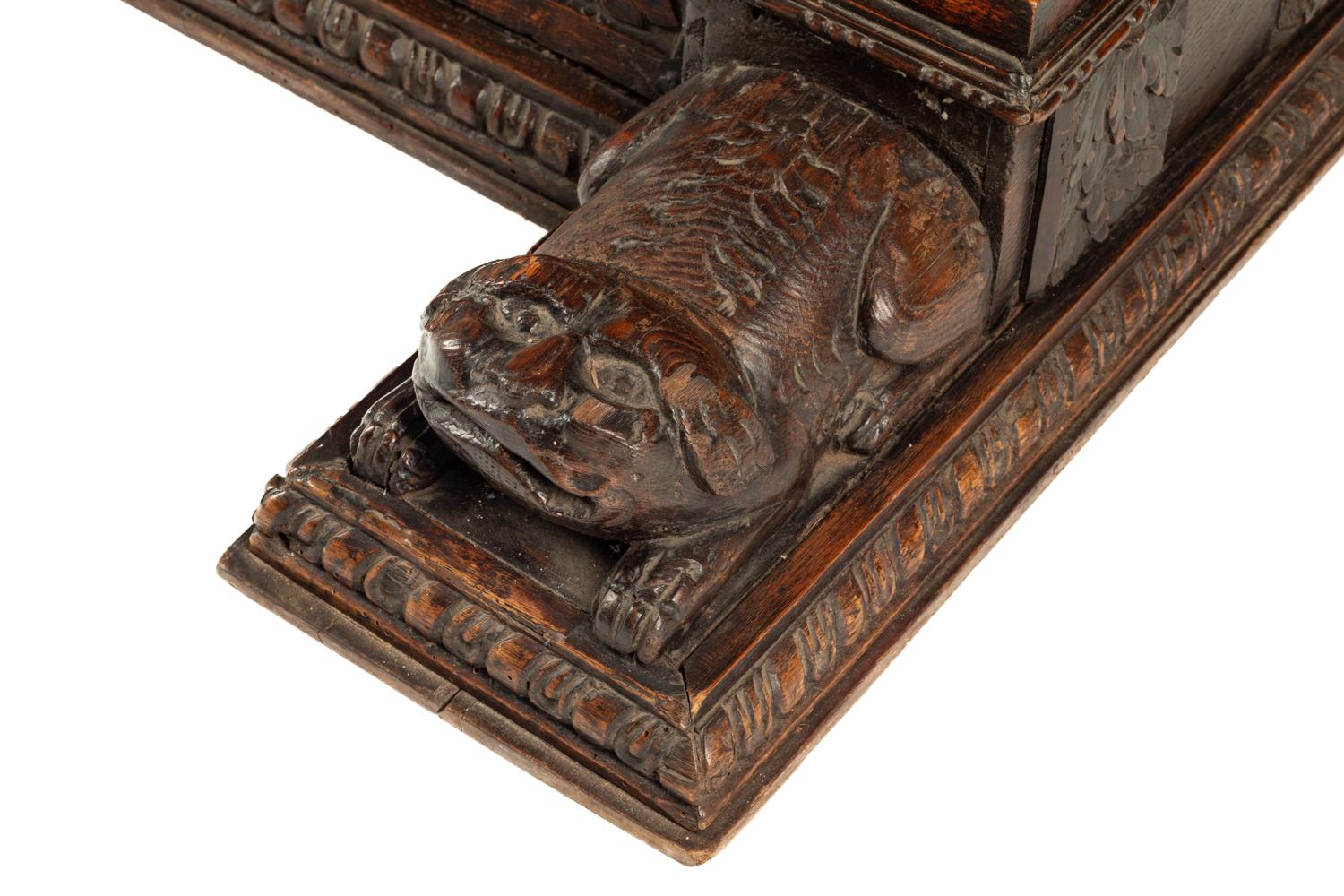 An Italian Baroque Walnut Table