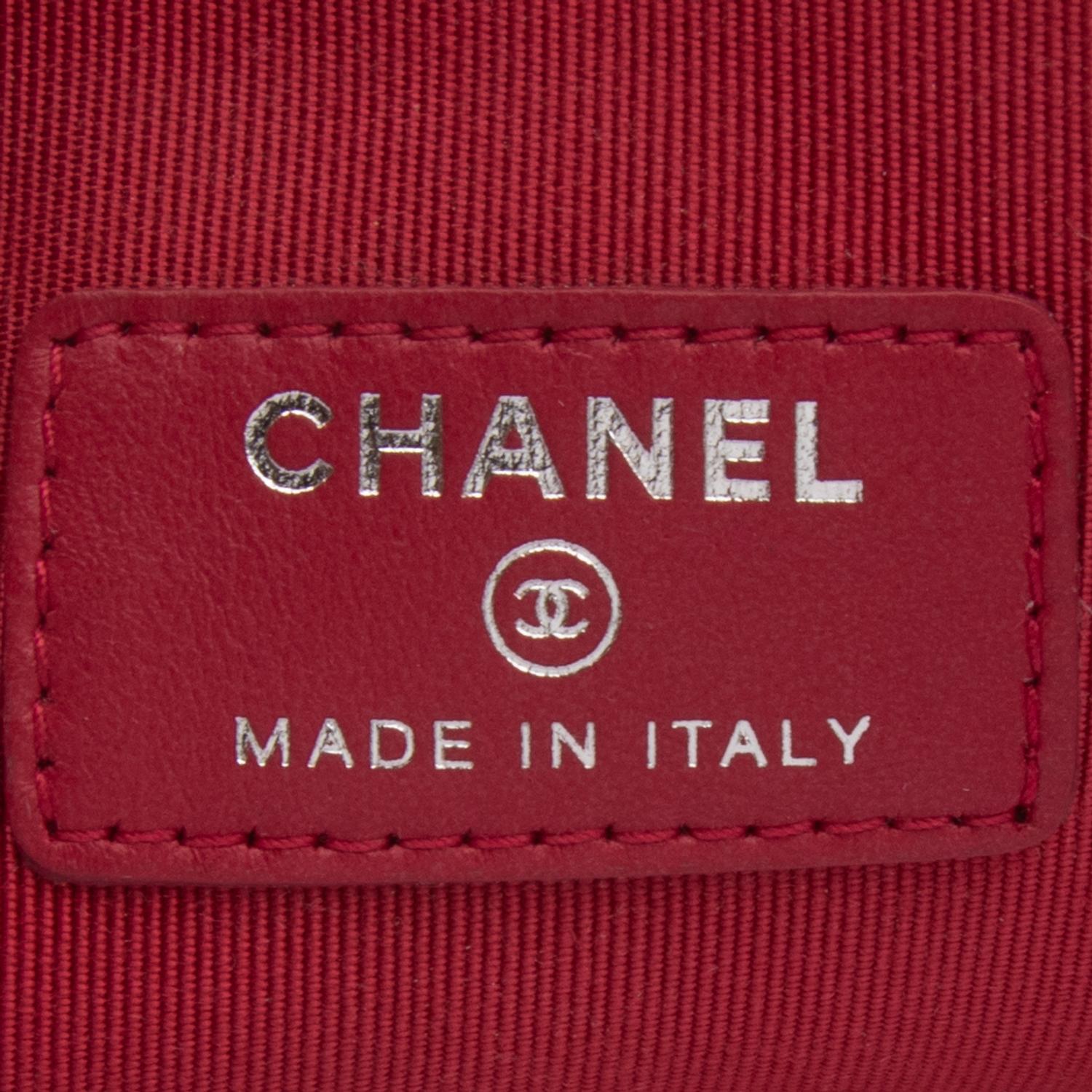 Chanel, Silver Gabrielle Flat Clutch