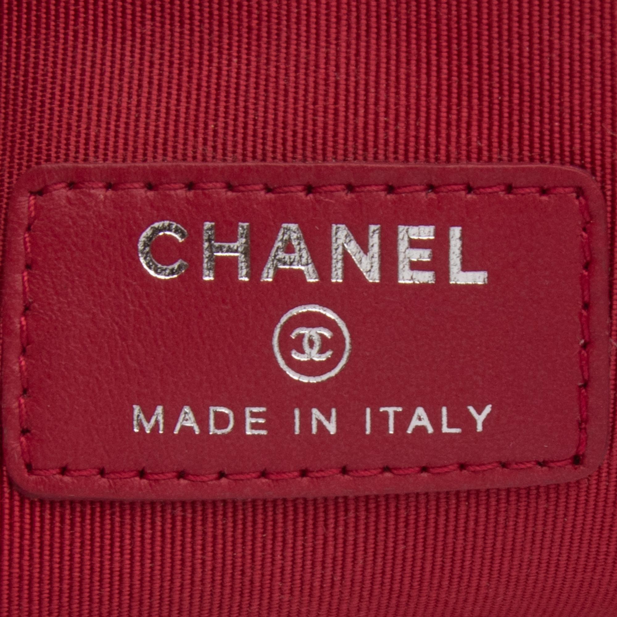 Chanel, Silver Gabrielle Flat Clutch