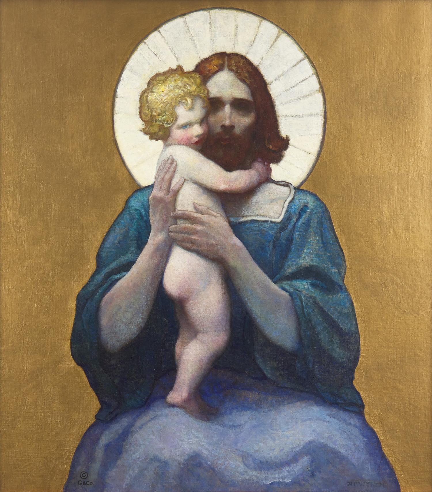 Suffer the Little Children to Come Unto Me , c. 1920