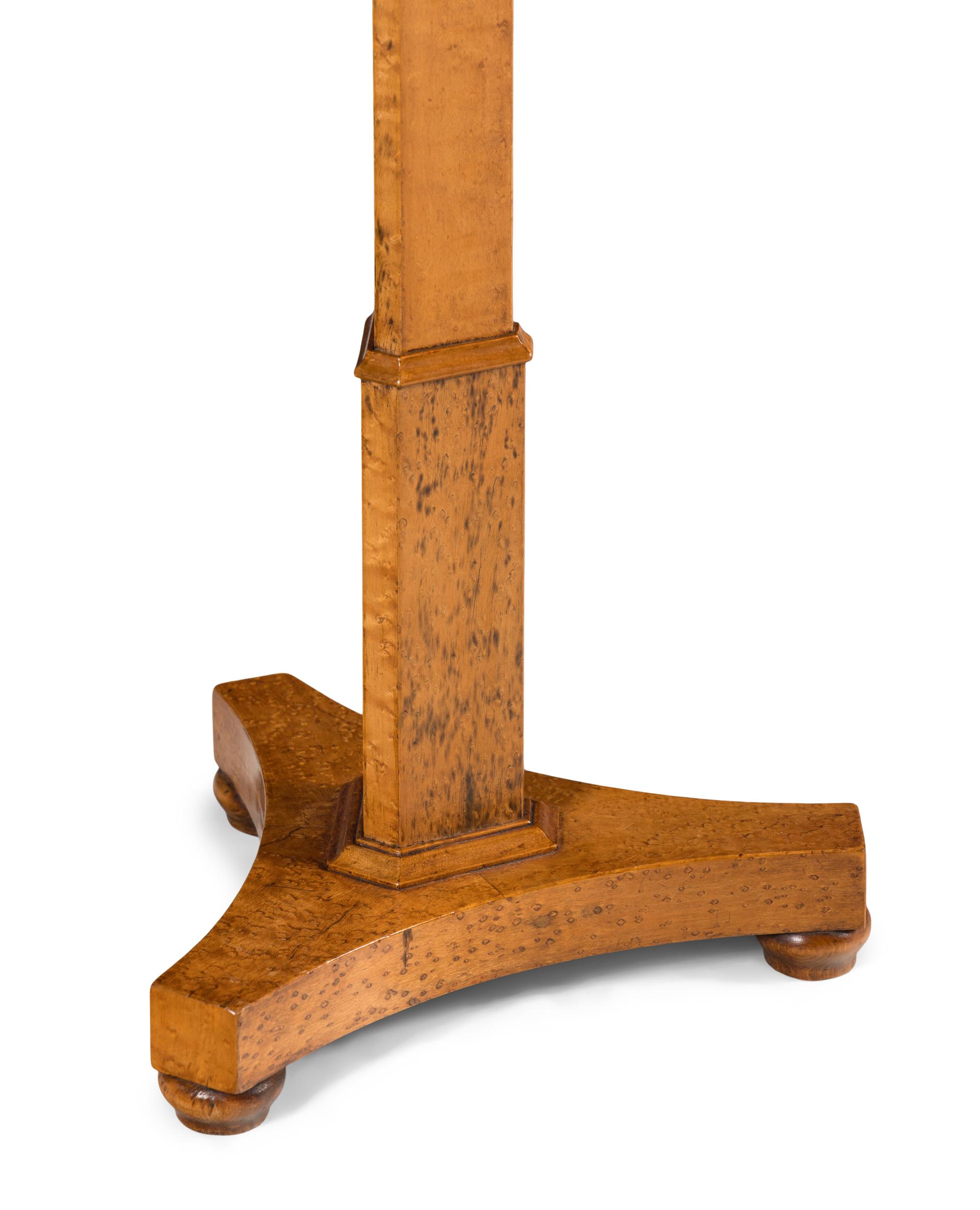 A Pair of William IV Birdseye Maple Side Tables