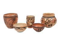 Hopi Pottery Bowls, Jars, and Vases