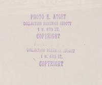 A group of four photographs ( Á la Coquille d'Or, rue de la Sourdière, 4e, 1908; Pavilion du Hanovre, boulevard des Capucines 33 , 1913; Fête du Trône , 1914; Fleurs [Boulevard Saint Michel] , 1926-1927)