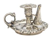 A William IV Silver Chamber Stick