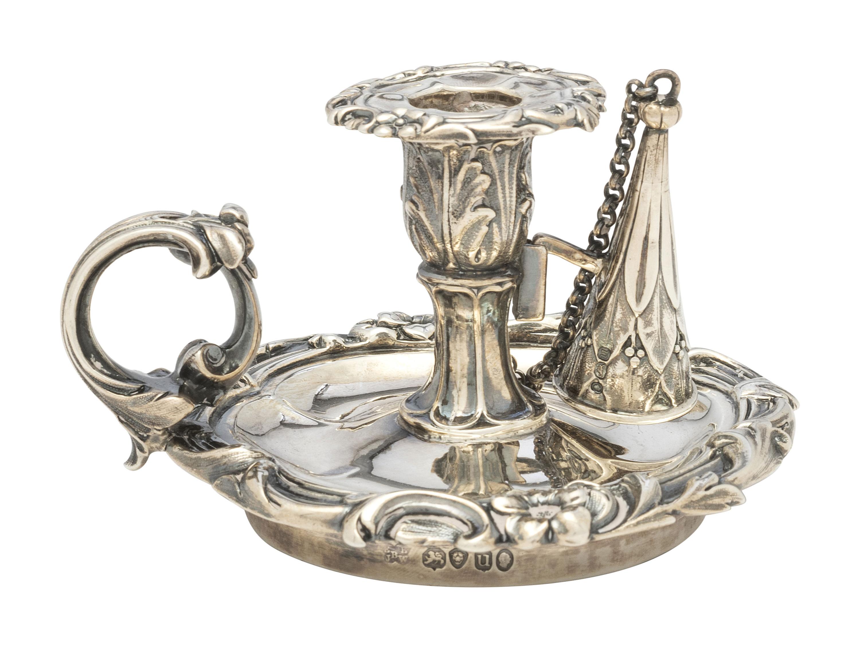 A William IV Silver Chamber Stick