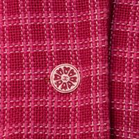 Chanel, Raspberry Plaid Tweed Blazer