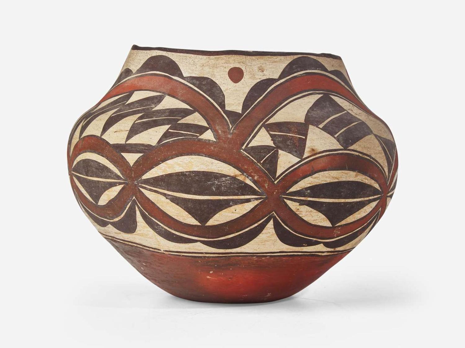 An Acoma polychrome olla, first quarter 20th century