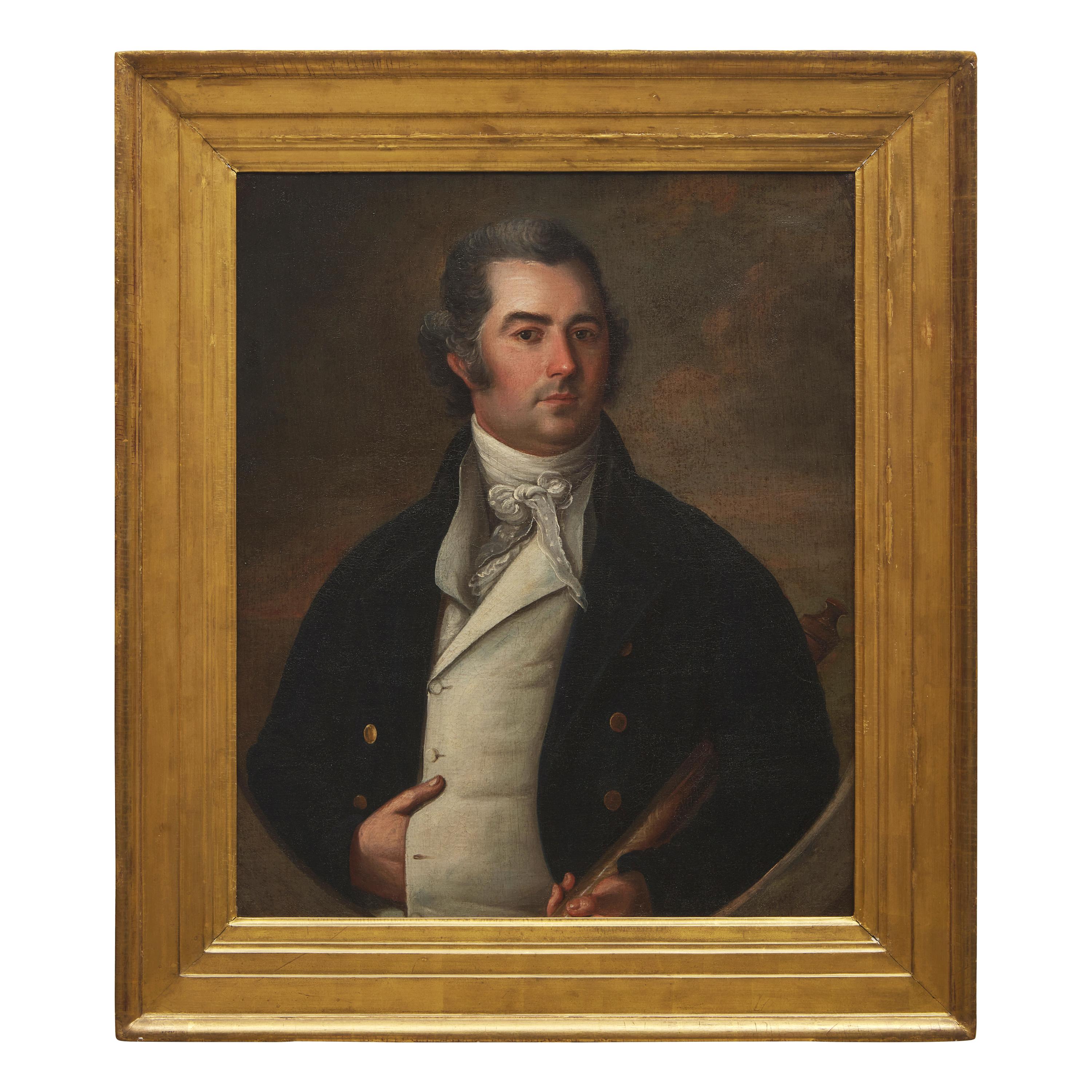 José Francisco Xavier de Salazar y Mendoza (New Spain, or Present-Day Mexico, 1750-1802), A Portrait of Captain Samuel Lewis (1764-1820)