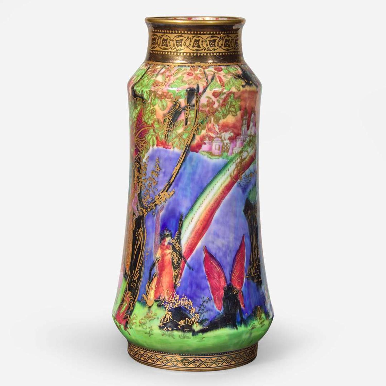 A Wedgwood Fairyland Lustre Florentine Vase UK, circa 1925