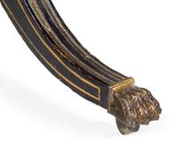 A Regency Faux Marble and Parcel Gilt Decorated Tilt-Top Breakfast Table