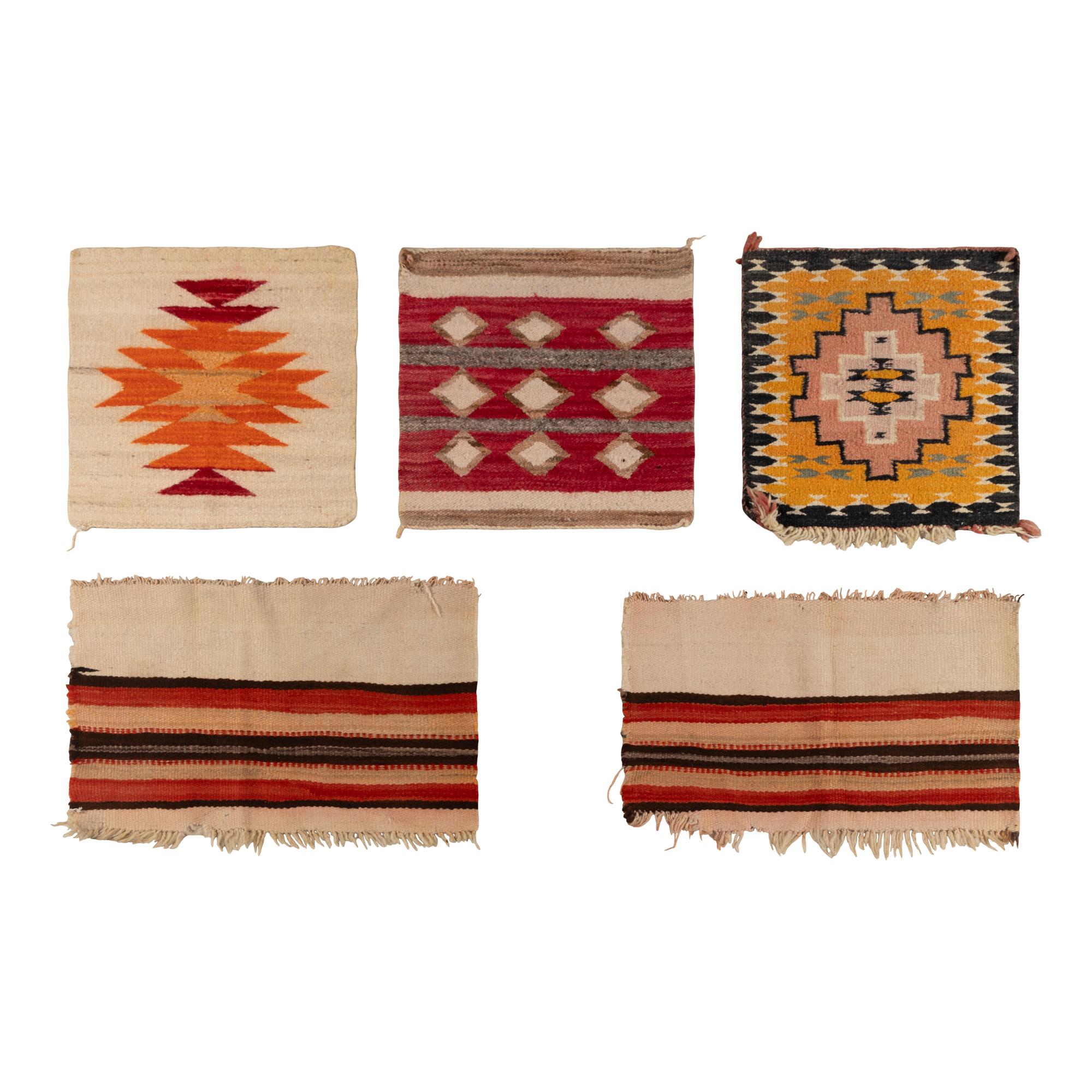 Project Parts: Collection of Navajo Samplers and Weaving Fragments [Rug]