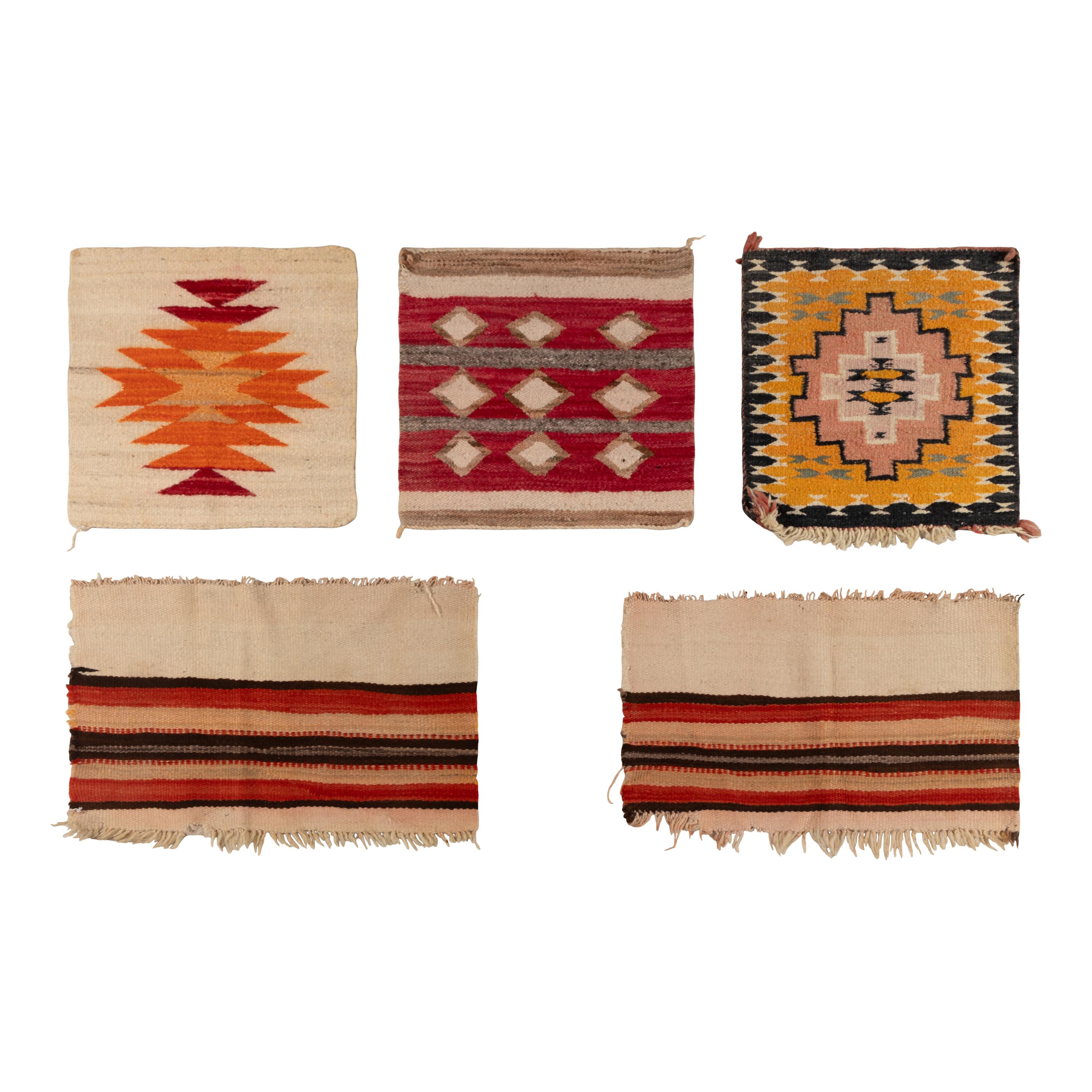 Project Parts: Collection of Navajo Samplers and Weaving Fragments [Rug]