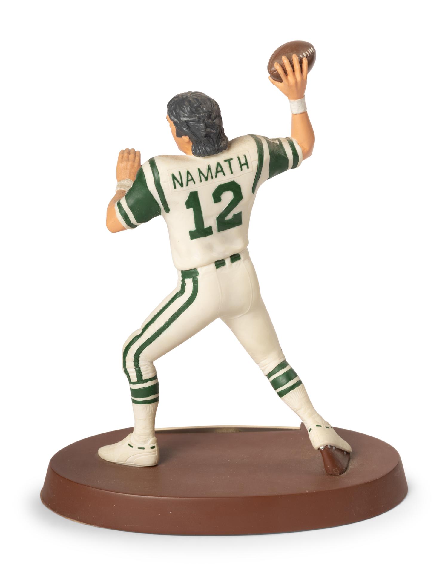 A Joe Namath Signed Autograph Salvino Figure,