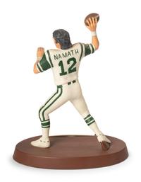 A Joe Namath Signed Autograph Salvino Figure,
