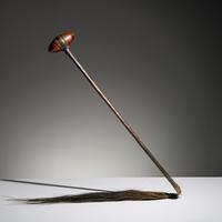 Northern Plains Stone Club, with Beaded Horsehair Drop