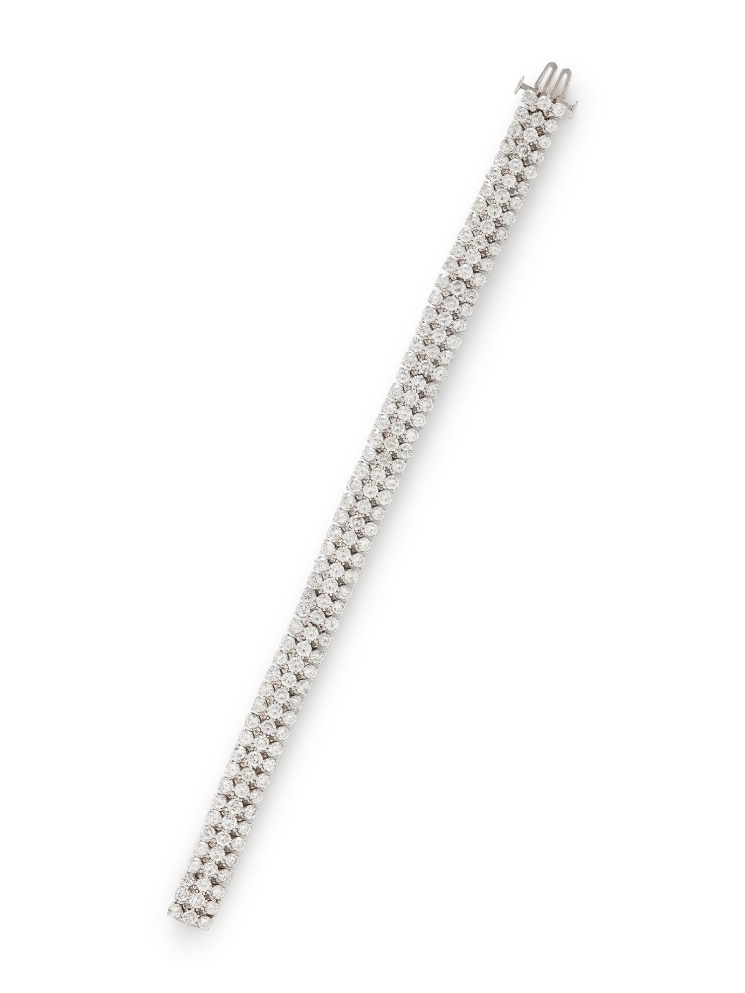 WHITE GOLD AND DIAMOND BRACELET
