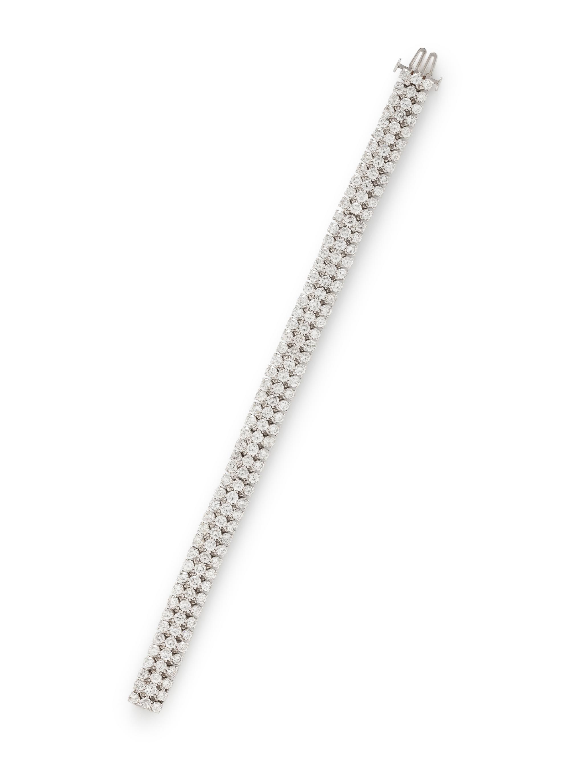 WHITE GOLD AND DIAMOND BRACELET