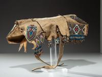 Cree Beaded Hide Pad Saddle