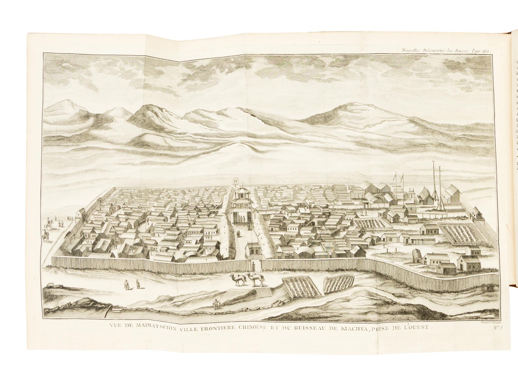 COXE, William (1747-1828). Les Nouvelles Decouvertes des Russes, entre l'Asie et l'Amerique . Paris: Hotel de Thou, 1781.