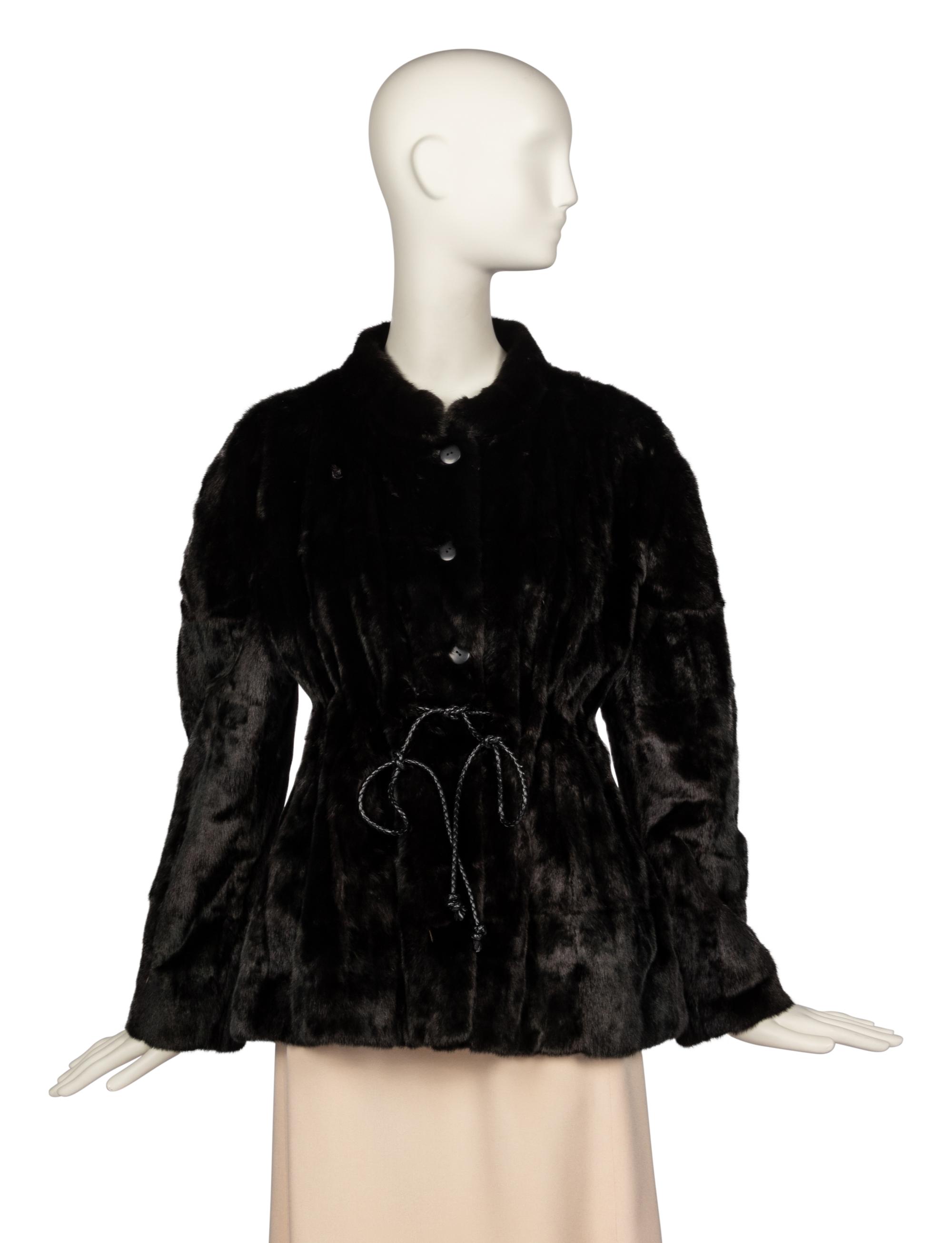 Ralph Rucci Ermine Fur Jacket