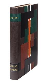 (LAURENS, HENRI) LUCIEN DE SAMOSATE [LUCIAN]. Dialogues. Paris, [1951]. Limited. Bound by Robert Bonfils. Signed.