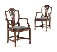 A Pair of George III Style Armchairs