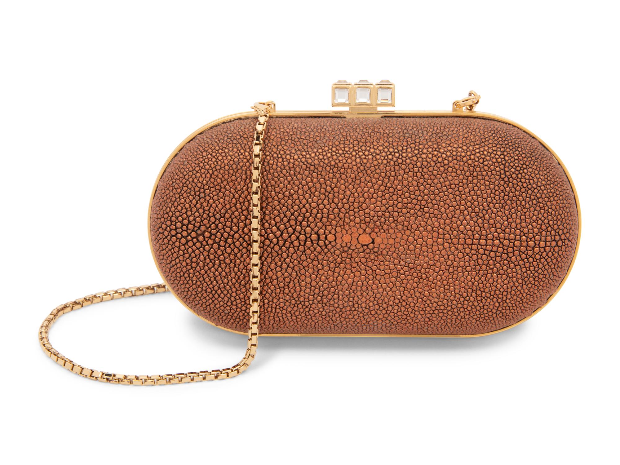 Judith Leiber Copper Stingray Clutch, 2000s