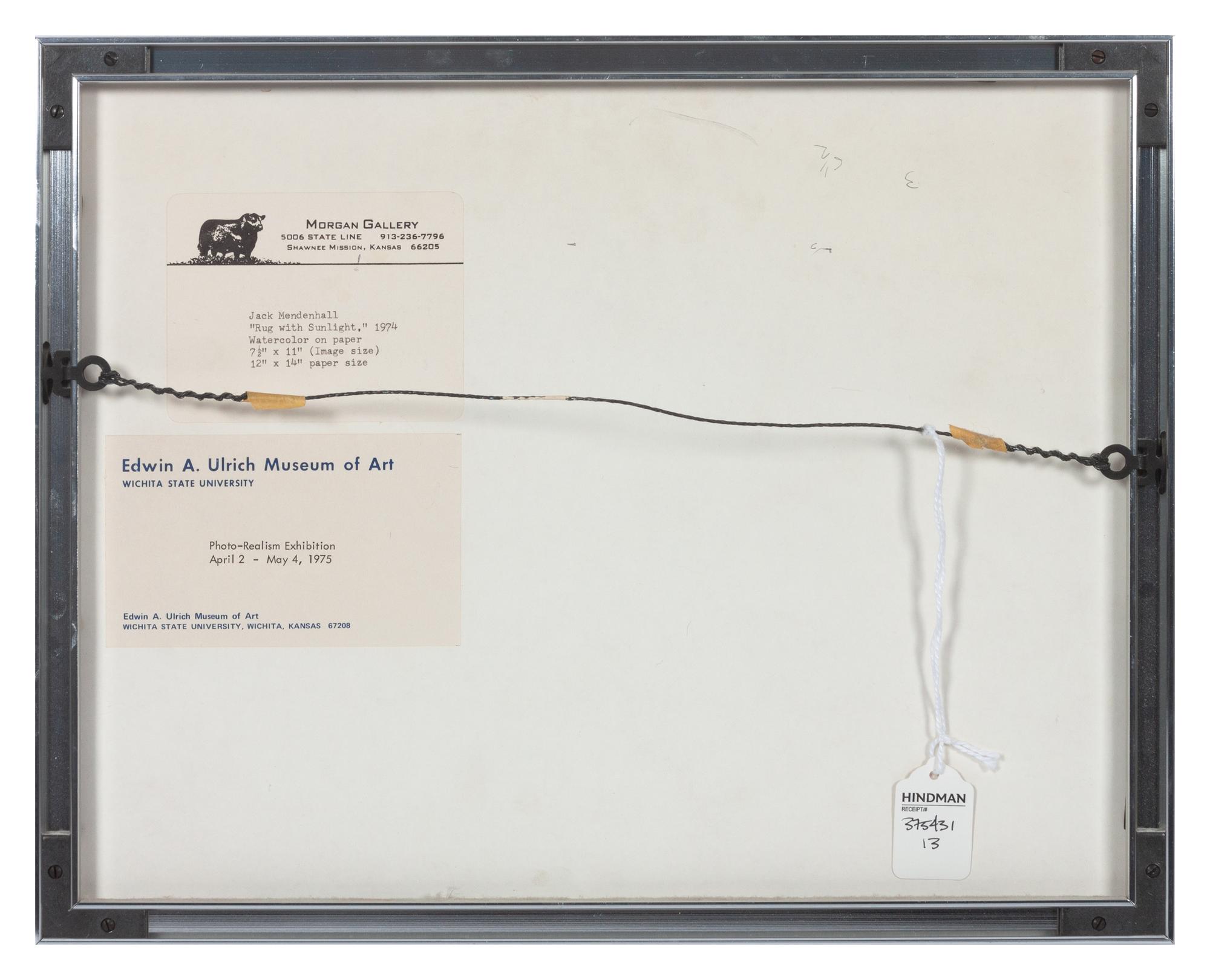 Rug with Sunlight, 1974