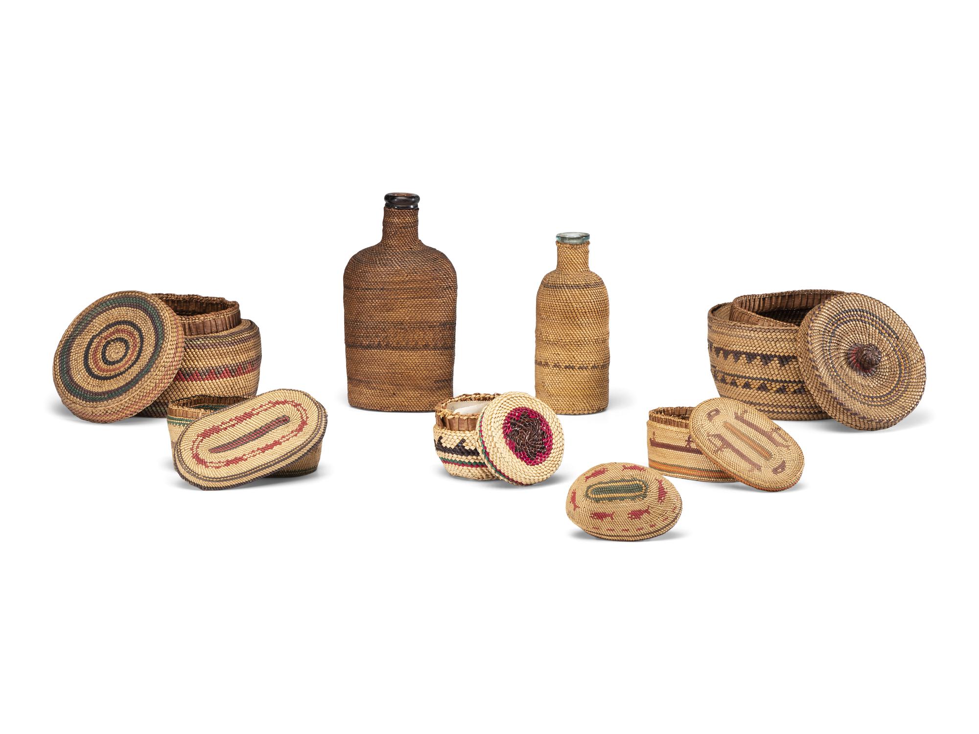 Nuu-chah-nulth and Makah Baskets and Basketry Bottles, PLUS