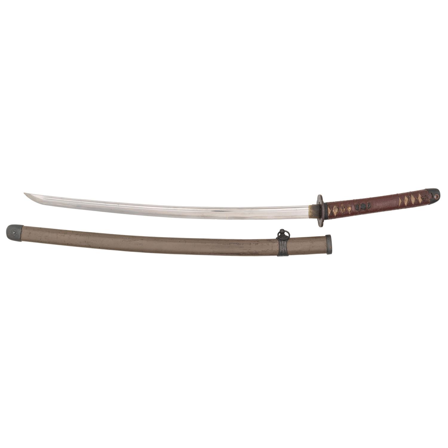 Signed Japanese Late War Shin Gunto with Bo-Hi
