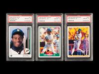 A Group of 12 Ken Griffey Jr. PSA Graded Rookie Cards,
